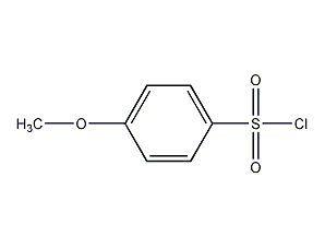 structural formula of p-methoxybenzenesulfonyl chloride