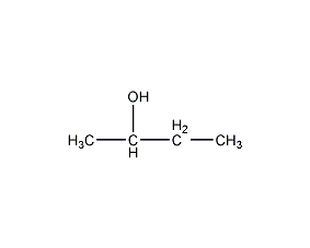 sec-butyl alcohol structural formula