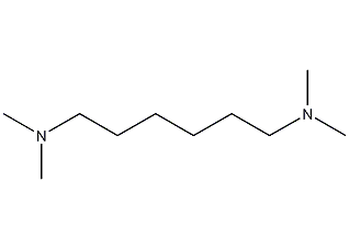 n,n,n',n'-tetramethyl-1,6-hexanediamine structural formula