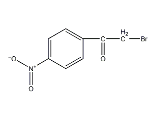 2-bromo-4'-nitroacetophenone structural formula