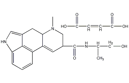 structural formula of ergometrine maleate