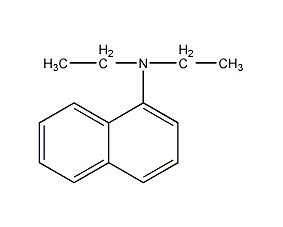 n,n-diethyl-1-naphthylamine structural formula