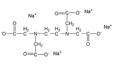ethylenediaminetetraacetic acid tetrasodium salt structural formula