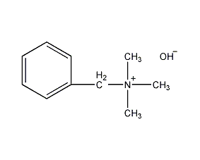 benzyltrimethylammonium hydroxide structural formula