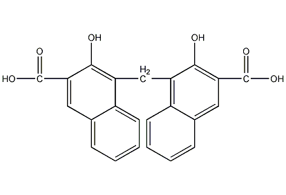 pamoic acid structural formula