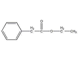 structural formula of ethyl phenylacetate