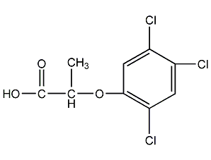 2,4,5-tipropionic acid structural formula