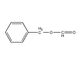 structural formula of benzyl formate