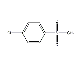 4-chlorophenylmethylsulfone structural formula