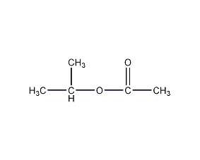 isopropyl acetate structural formula