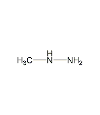 methylhydrazine structural formula