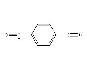 structural formula of p-cyanobenzaldehyde
