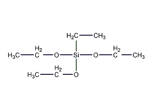 ethyltriethoxysilane structural formula