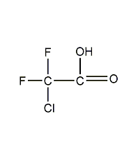 chlorodifluoroacetic acid structural formula