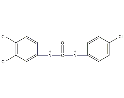 3,4,4'-trichlorodiphenyl urea structural formula