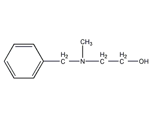n-benzyl-n-methylethanolamine structural formula