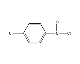 p-chlorobenzoyl chloride structural formula