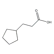 3-cyclopentanoic acid structural formula