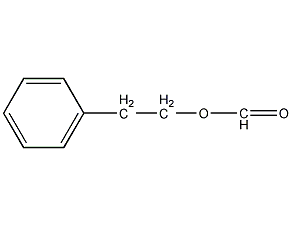 phenethyl formate structural formula