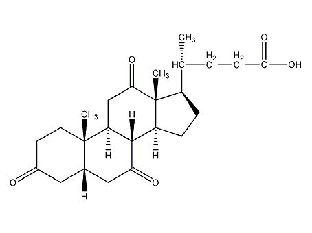 dehydrocholic acid structural formula