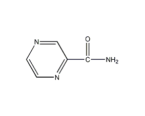 pyrazine carboxamide structural formula
