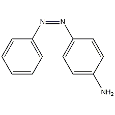 p-aminoazobenzene structural formula