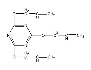 triallyl cyanurate structural formula