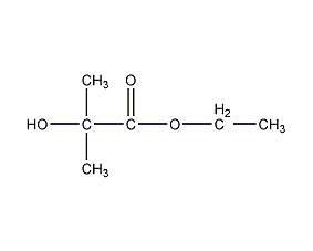 2-methyl-2-hydroxypropionic acid ethyl ester structural formula