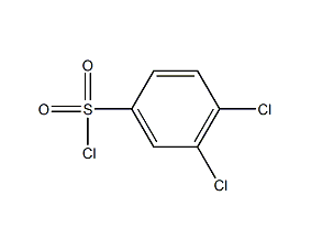 3,4-dichlorobenzenesulfonyl chloride structural formula