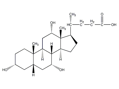 cholic acid structural formula