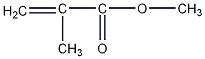 methyl methacrylate structural formula
