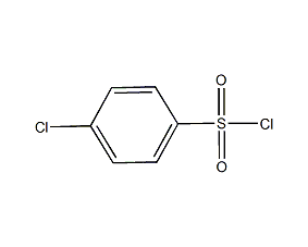 4-chlorobenzene sulfonyl chloride structural formula