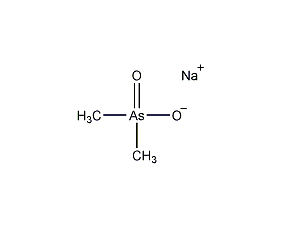 sodium dimethylarsenate structural formula