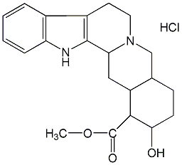 yohimbine hydrochloride structural formula