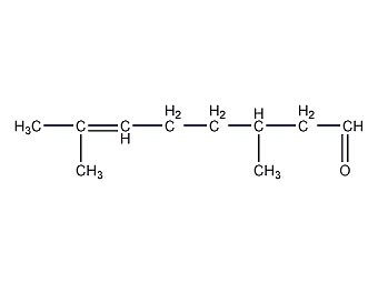 citronellal structural formula