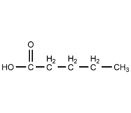 valeric acid structural formula