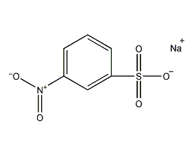 structural formula of m-nitrobenzene sulfonate sodium salt