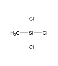 methyltrichlorosilane structural formula