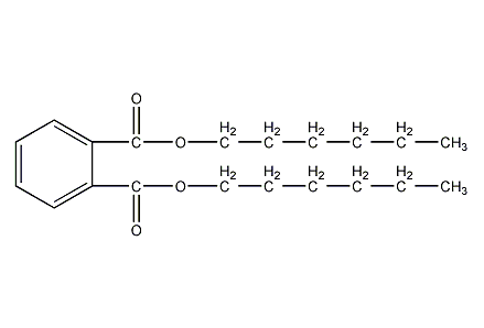 dihexyl phthalate structural formula