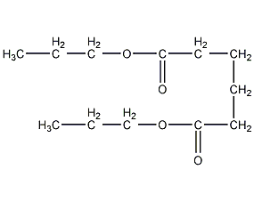 dipropyl adipate structural formula