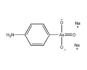 sodium 4-aminophenylarsinate structural formula