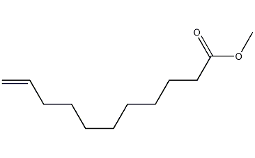 methyl undecylenate structural formula