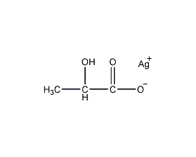silver lactate structural formula