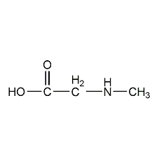 structural formula of sarcosine