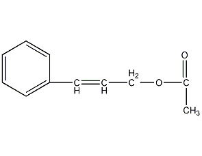 cinnamyl acetate structural formula