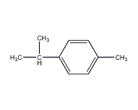 structural formula of p-cymene