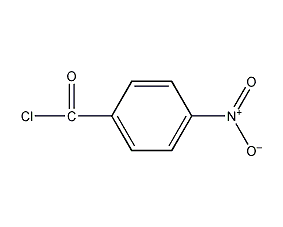 structural formula of p-nitrobenzoyl chloride