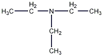 triethylamine structural formula