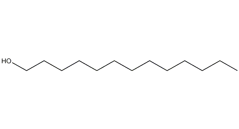 1-tridedecanol structural formula
