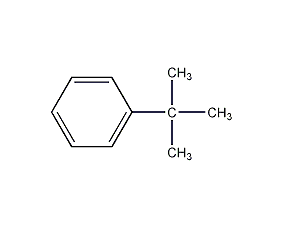 structural formula of tert-butylbenzene